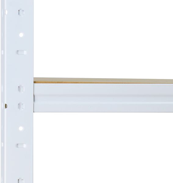 shelfplaza HOME 100x80x40 cm Schwerlastregal in weiß mit 3 Böden und 175 kg Traglast pro Boden Bild 3