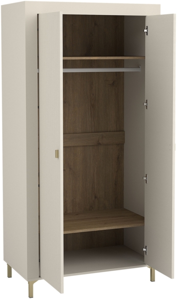 Jugendzimmer-Set Mossa II (Farbe: Cashmere / Cashmere + Eiche Whisky + Cloud 82) Bild 3