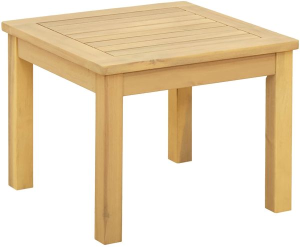 vidaXL Couchtisch Helles Akazienholz 45 x 45 x 36 cm Massivholz Akazie 42026778
