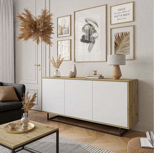 Lookway Kommode SANAYI LOFT mit Metallgestell, Breite: 156 cm