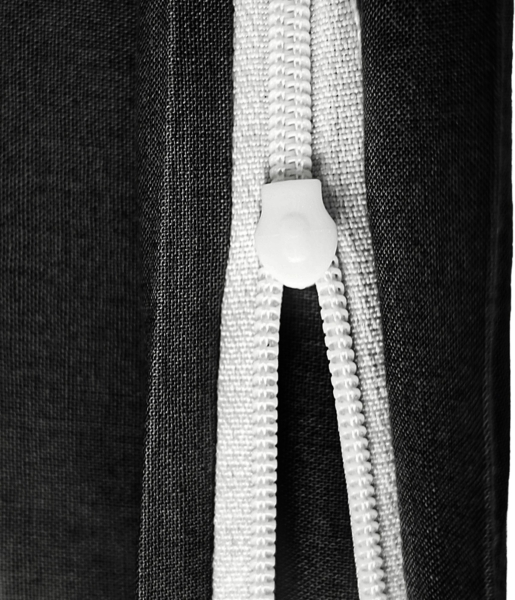 Einfarbige Bettwäschen-Sets für Einzel- und Doppelbetten, 100% Baumwolle Schwarz 155x220 cm Bild 4