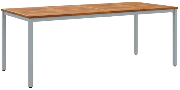 vidaXL Garten Essgruppe 9 pcs Grau und Braun 200 x 90 x 75 cm 3284428 Bild 5