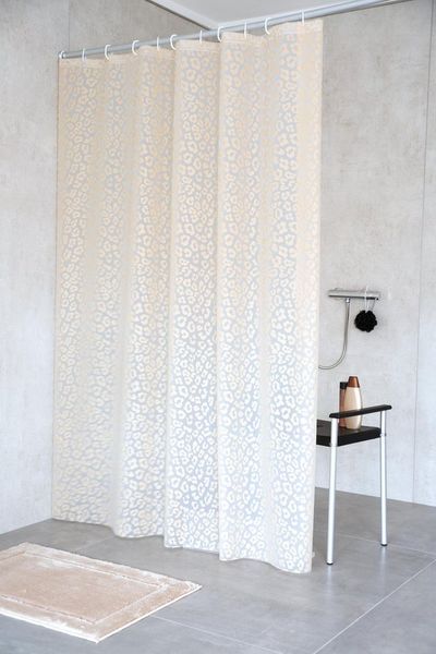 Ridder Duschvorhang Pardo Semitransparent-beige Breite 120 cm
