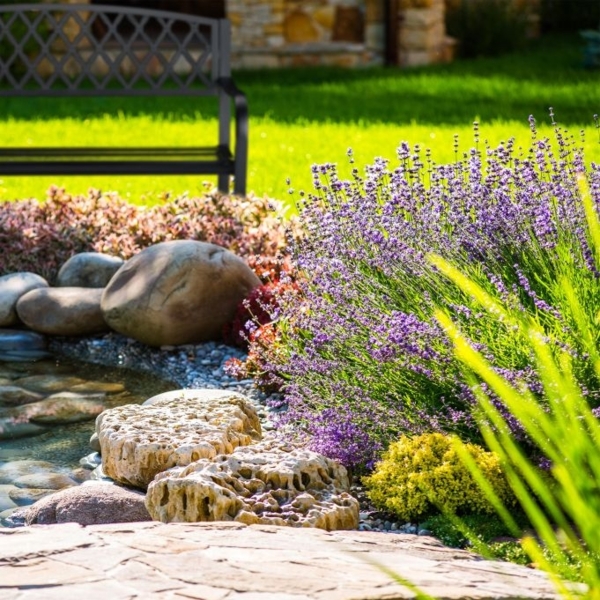 Metall Gartenbank mit Flechtmuster 10026115 Bild 3