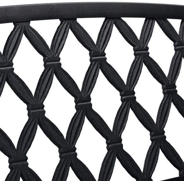 Metall Gartenbank mit Flechtmuster 10026115 Bild 7