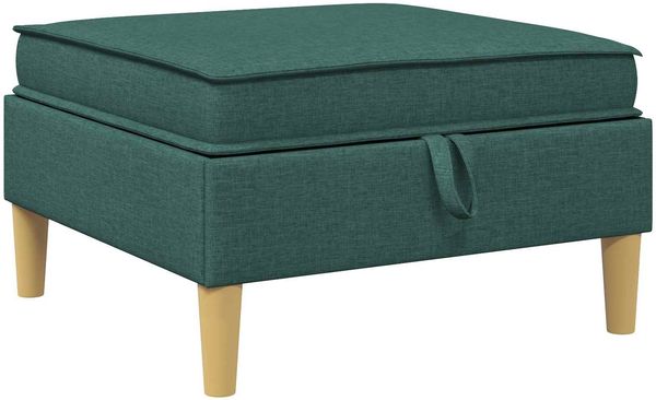 vidaXL Modular Sofa Set mit Stauraum 5 pcs Dunkelgrün Stoff 3413701 Bild 6
