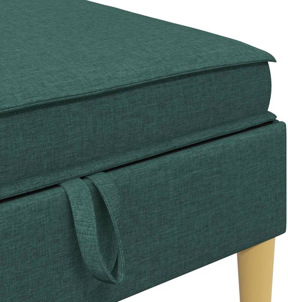 vidaXL Modular Sofa Set mit Stauraum 5 pcs Dunkelgrün Stoff 3413701 Bild 7