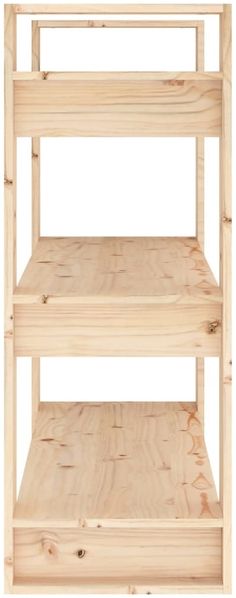 vidaXL Bücherregal/Raumteiler 80 x 35 x 91 cm Massivholz Kiefer 813899 Bild 6