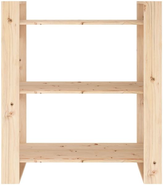 vidaXL Bücherregal/Raumteiler 80 x 35 x 91 cm Massivholz Kiefer 813899 Bild 5