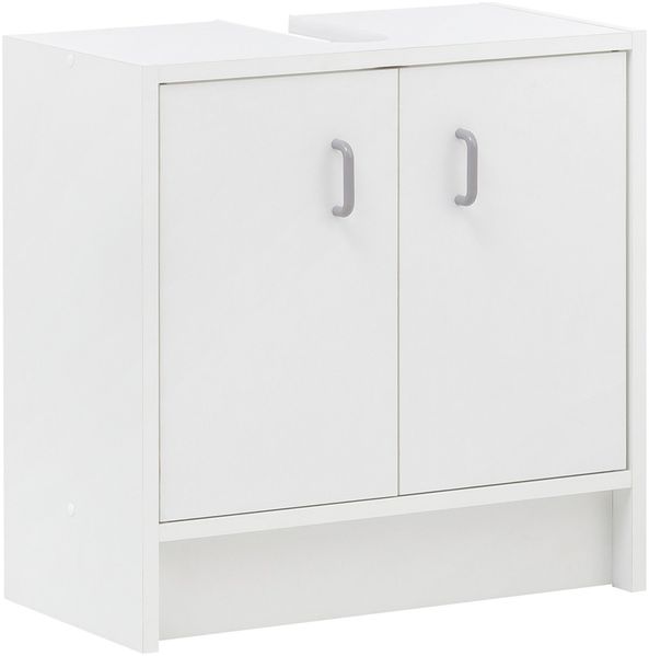 BadeDu DORE Waschbeckenunterschrank 54 cm breit, Weiß
