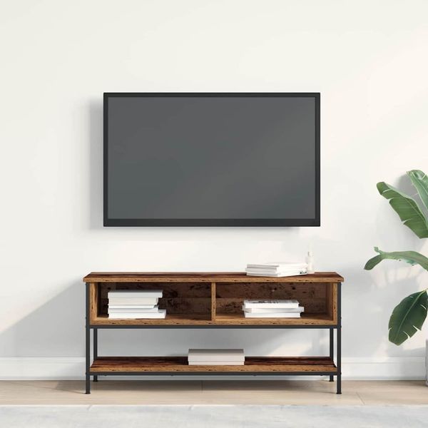 vidaXL TV-Schrankset Altholz 100 x 35 x 45 cm Holzwerkstoff 862928