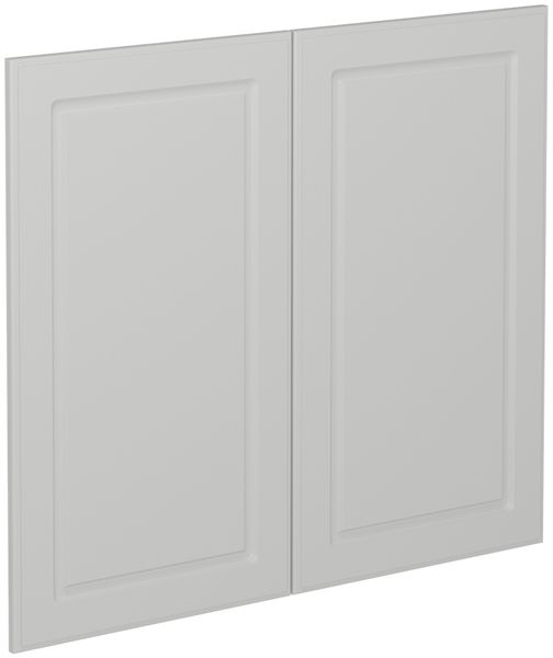 Küchenfront R-Line Weiß Landhaus 79.2 x 71.3 cm Möbelfront für den Spülenunterschrank Vicco