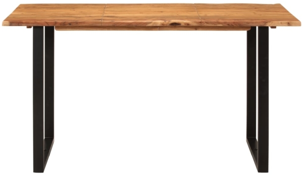vidaXL Esstisch 140×70×76 cm Akazie-Massivholz [286474]