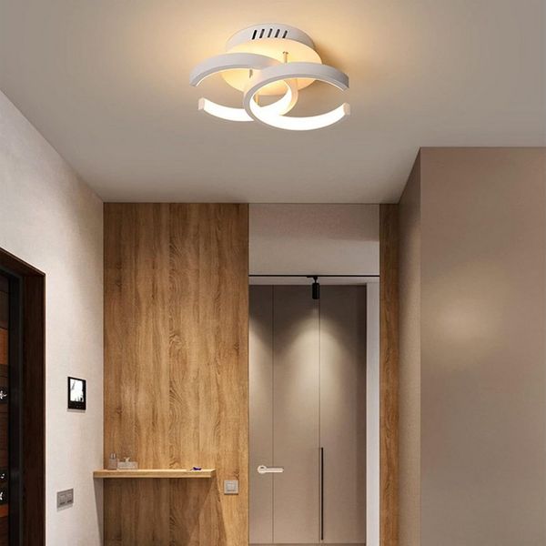 Forrlite Deckenleuchten 3-Farbige Decken-Lampe Dimmbar LED Deckenleuchte, LED fest integriert, Warmweiß Kaltweiß Neutralweiß, Wohnzimmer Flur Küchen Eingang