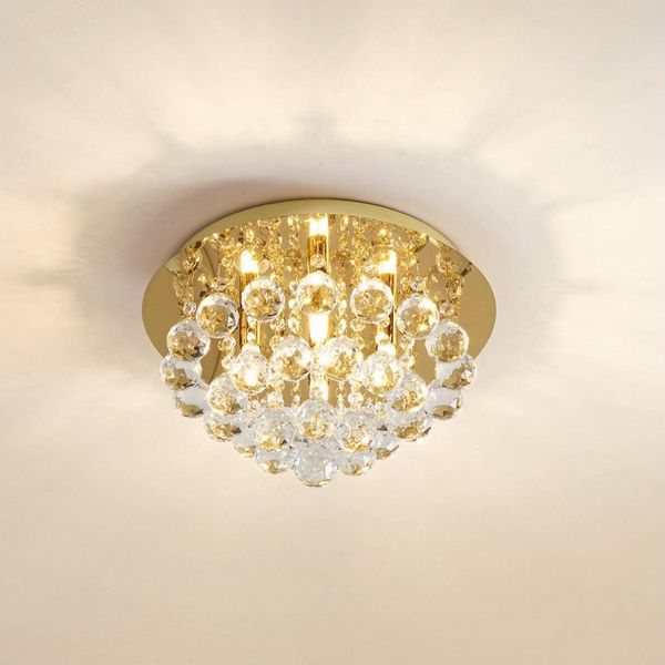 Lindby Deckenleuchten Gillion, Gold / Messing IP20, 4 x 40 W LED Bild 2