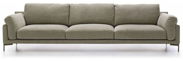 Casa Padrino Luxus Sofa Grau 300 cm - Luxus Wohnzimmer & Hotel Möbel