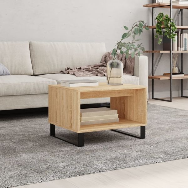 vidaXL Couchtisch Sonoma-Eiche 60x50x40 cm Holzwerkstoff 829263