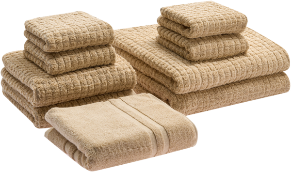 Handtücher 9er Set ATAI Baumwolle Sandbeige