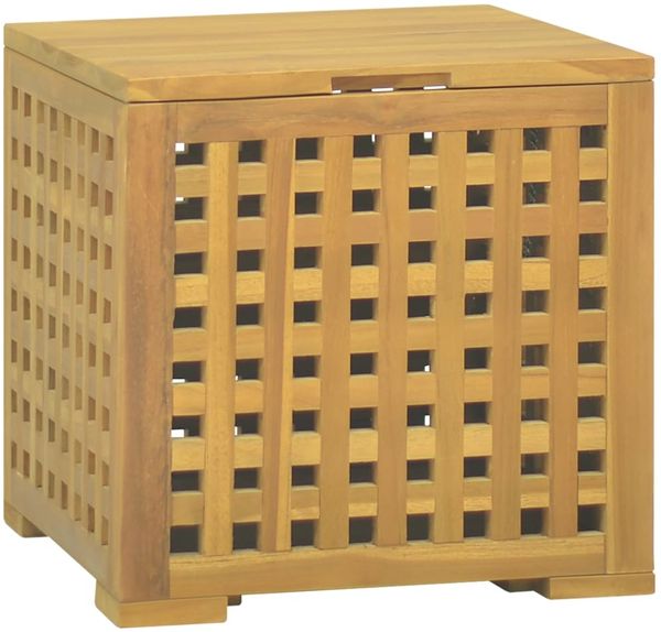 vidaXL Seilbox 40 x 40 x 40 cm Massivholz Teak 338262