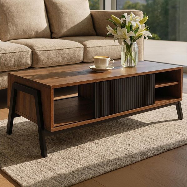 MCW Couchtisch MCW-O40-C, Mit Fußbodenschoner