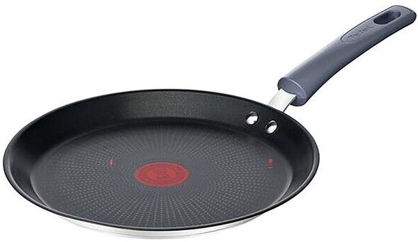 Tefal Crêpepfanne Tefal Duetto+ Pfannkuchenpfanne Induktion, Edelstahl, spülmaschinengeeignet&Induktion&starker Boden