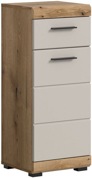 Standschrank B/H/T: 37x88x31 cm in Evoak Oak Nachbildung