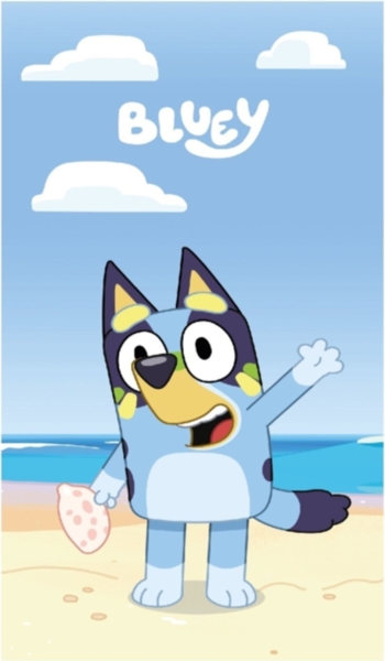 Bluey Badetuch 140 x 70 cm aus 100% Baumwolle Strandhandtuch
