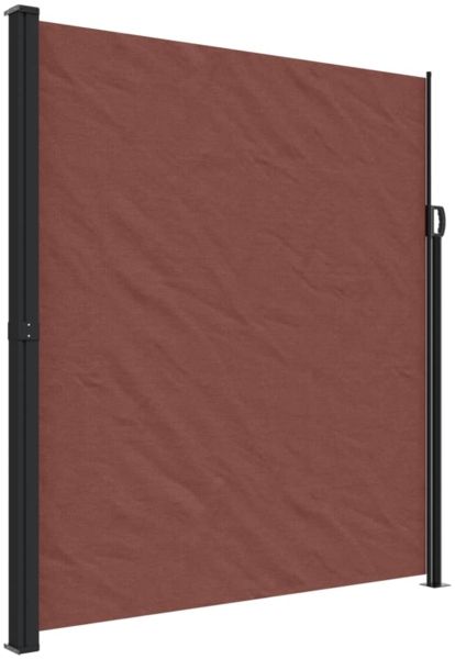 vidaXL Seitenmarkise Ausziehbar Braun 220x600 cm 4004569