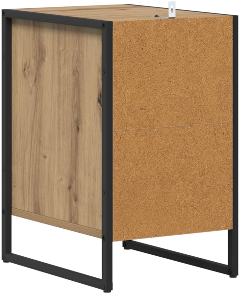 vidaXL Nachttisch Kunsthandwerk Eiche 39,5 x 30 x 50 cm Holzwerkstoff 886664 Bild 7