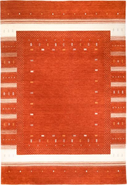 Gabbeh Teppich - Loribaft Softy - Aurora Flair 400 x 300 cm - gold
