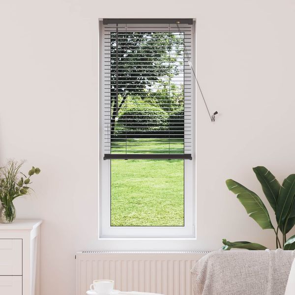 vidaXL Venetianer Jalousie Silber Grau 150 x 50 cm PVC 42003681