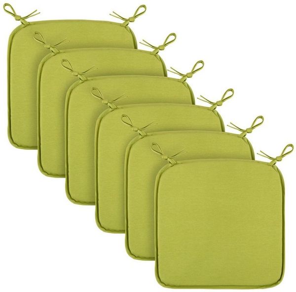 Bestlivings Stuhlkissen mit Haltebändern Canvas, 38x38cm, robust, Mischgewebe, Indoor & Outdoor