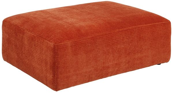 KAWOLA Sofa Sitzelement SEPHI medium Cord Vintage rot 39 x 82 x 107 cm