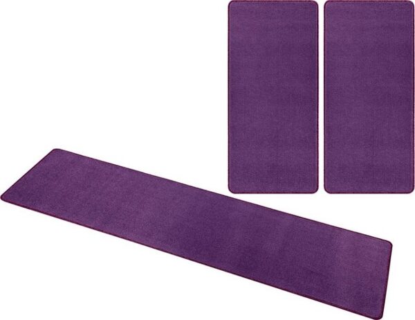 Bettumrandung Nasty Floor | Bettvorleger 3er Set - violett - 70x140/70x140/70x240 cm Bild 4