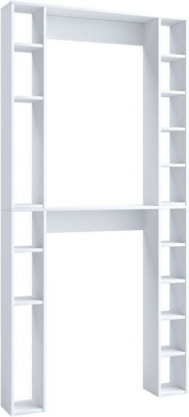 VCM Badmöbel Waschmaschinenschrank Tinoli 919284 weiß H. 200 x B. 98 x T. 18 cm Bild 2