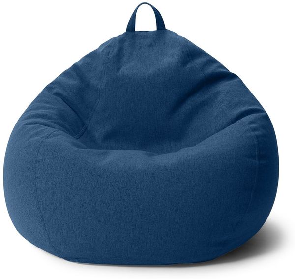 URBANARA Sitzsack 120l blau Basic-Comfort