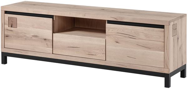 TV-Board Wildeiche 170x40x56 bianco geölt VILLANDERS #213