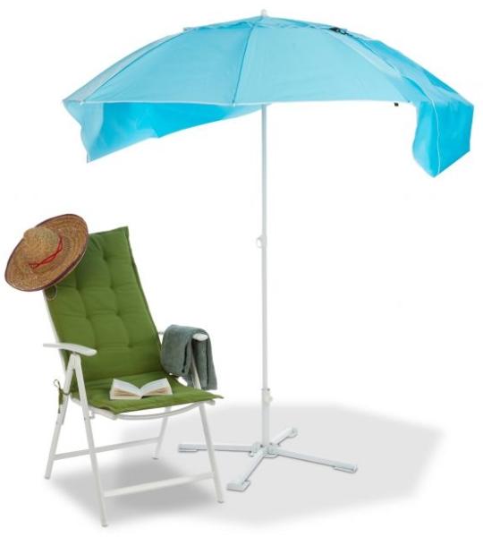 Sonnenschirm Strandmuschel 2 in 1