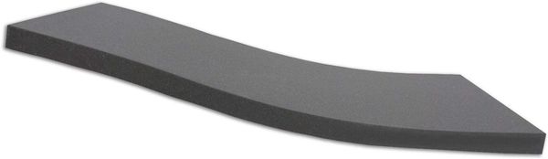 Dibapur ® BLACK: (60 x 200 x 11 cm) Orthopädische Kaltschaummatratze / Akustikschaumstoff - H2 - Ohne Bezug - Germany
