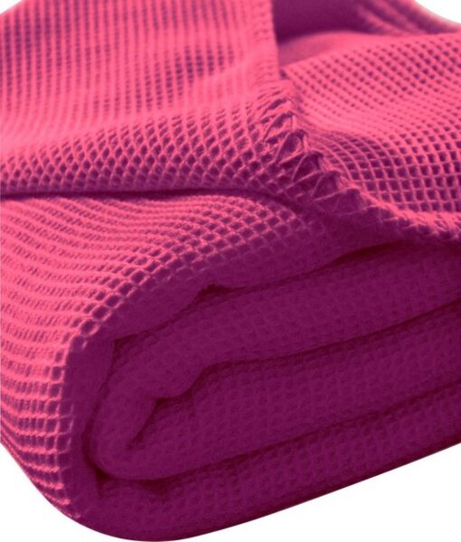 Kneer Tagesdecke La Diva, Tagesdecke aus Waffelpiqué, Brombeer, 240x220 cm Bild 3