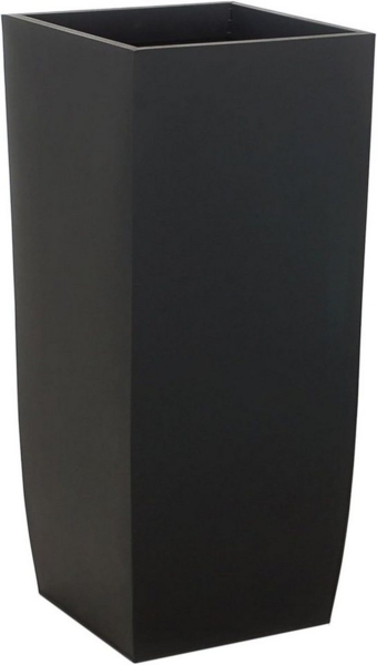 VIVANNO Pflanzkübel Zink LINEA Säule, Anthrazit Matt 35 x 35 x 70 cm (mit Bewässerungsset)
