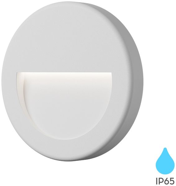 3W LED Treppenlicht Treppenbeleuchtung Treppenleuchte Stufenlicht Stufen Leuchte Rund Weiß