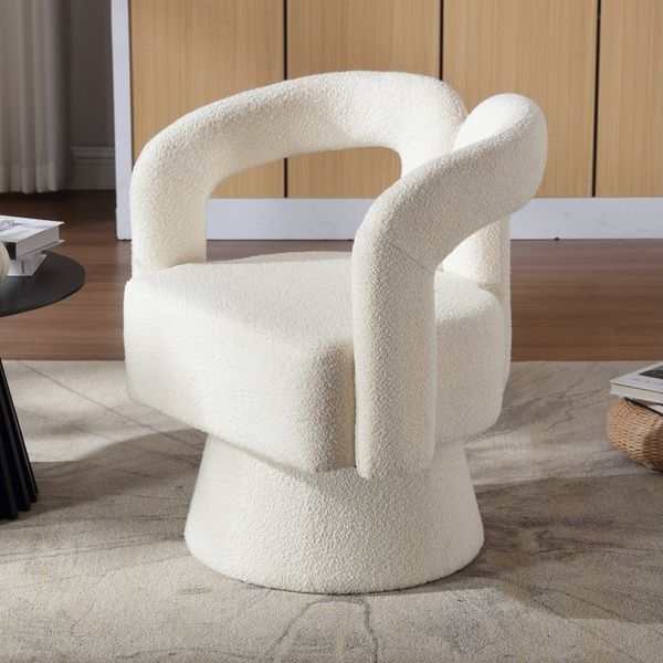 STILVORA Relaxsessel Akzentstühle um 360° drehbar,Sessel mit breit Polsterung,Stoffsessel