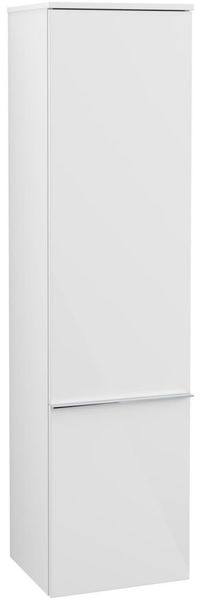 VILLEROY & BOCH VENTICELLO Hochschrank 40 cm, Weiß, Griff Chrom, Türanschlag rechts