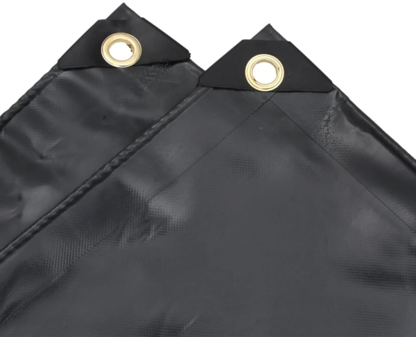 vidaXL Abdeckplane Anthrazit 4x7 m 650 g/m² 156090 Bild 4