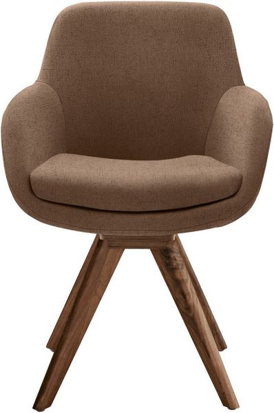 Musterring Esszimmerstuhl Tavia (Set, 2 St), Stativgestell Wildnussbaum, Drehfunktion optional, diverse Farben