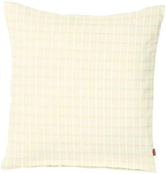 Fleuresse Mako-Batist Bettwäsche 240x 220 Karo uni creme sekt 226-8109 Bild 3