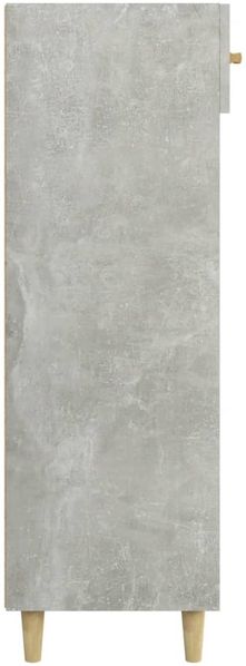vidaXL Schuhschrank Betongrau 60x35x105 cm Holzwerkstoff 812784 Bild 8