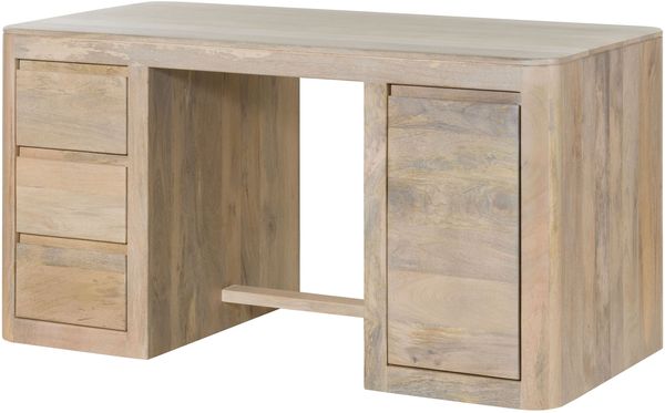 Schreibtisch Mango 150 x 75 x 78 weiß lackiert TORONTO #348