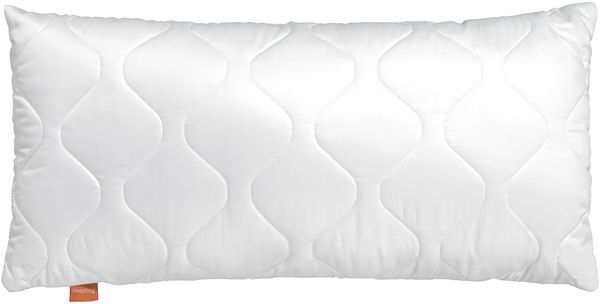 sleepling 2er Set 196137 Komfort 100 Kopfkissen Mikrofaser Sofakissen Trösterchen 30x50 cm, weiß